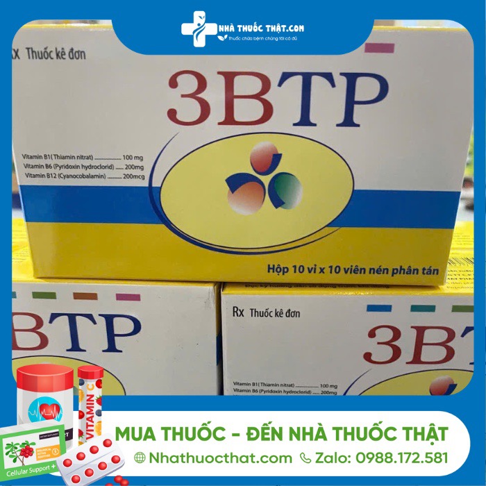 3BTP - Hộp 100 Viên - Bổ Sung Vitamin, Giải Độc Cho Người Nghiện Rượu