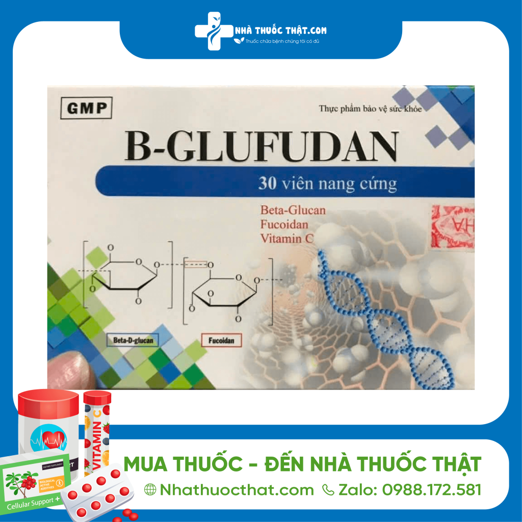 B GluFudan Hộp 30 Viên – Tăng Cường Miễn Dịch Cho Cơ Thể