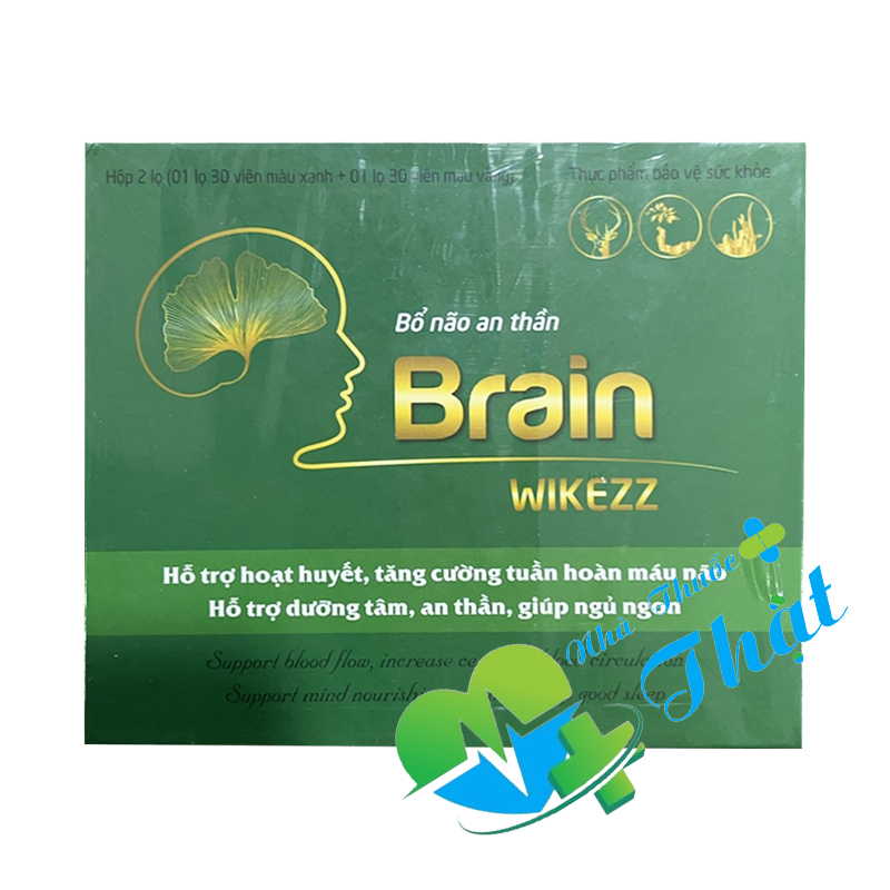 Brain Wikezz Hộp 2 Lọ - Giúp Dưỡng Tâm, An Thần