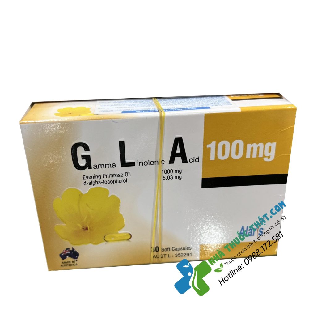 Gamma Linolenic Acid (GLA 100mg) Hộp 30 Viên - Tăng Cường Nội Tiết Tố Nữ