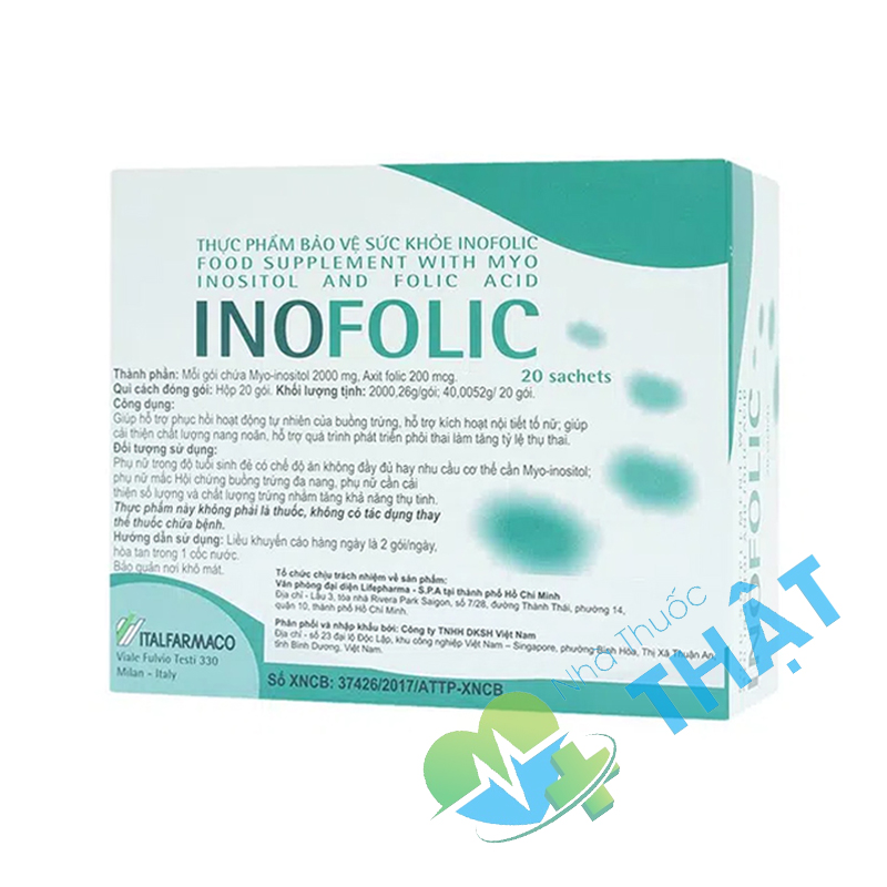 Inofolic Hộp 20 Gói - Tăng Khả Năng Mang Thai