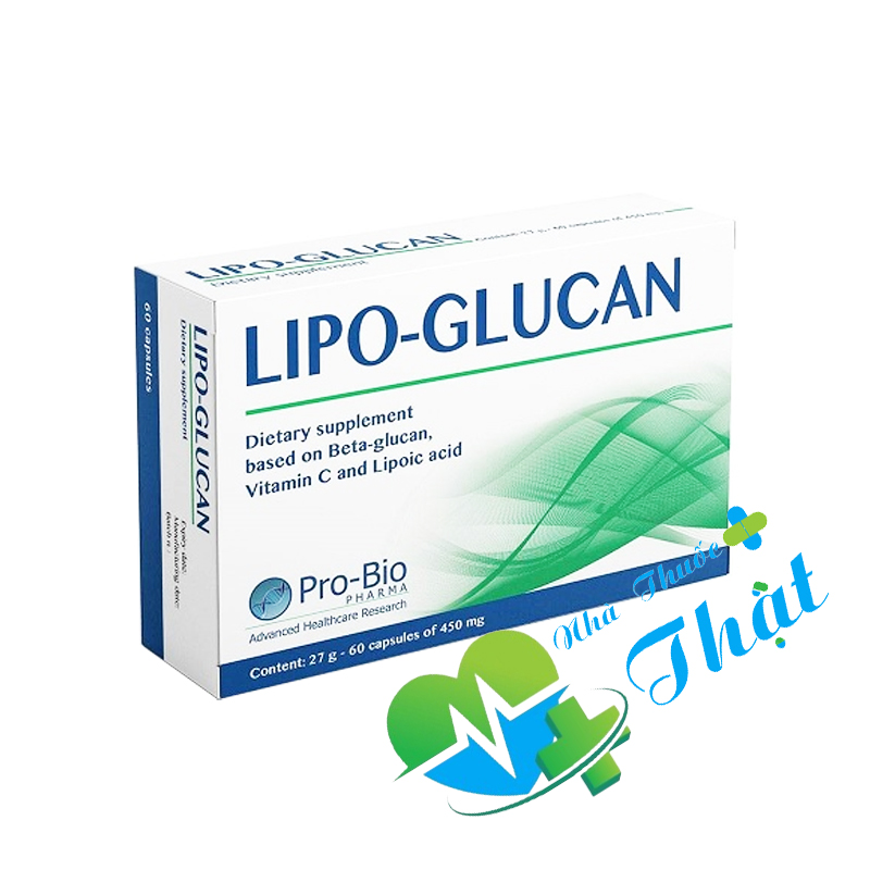 Lipo Glucan Hộp 60 Viên - Tăng Sức Đề Kháng Cơ Thể