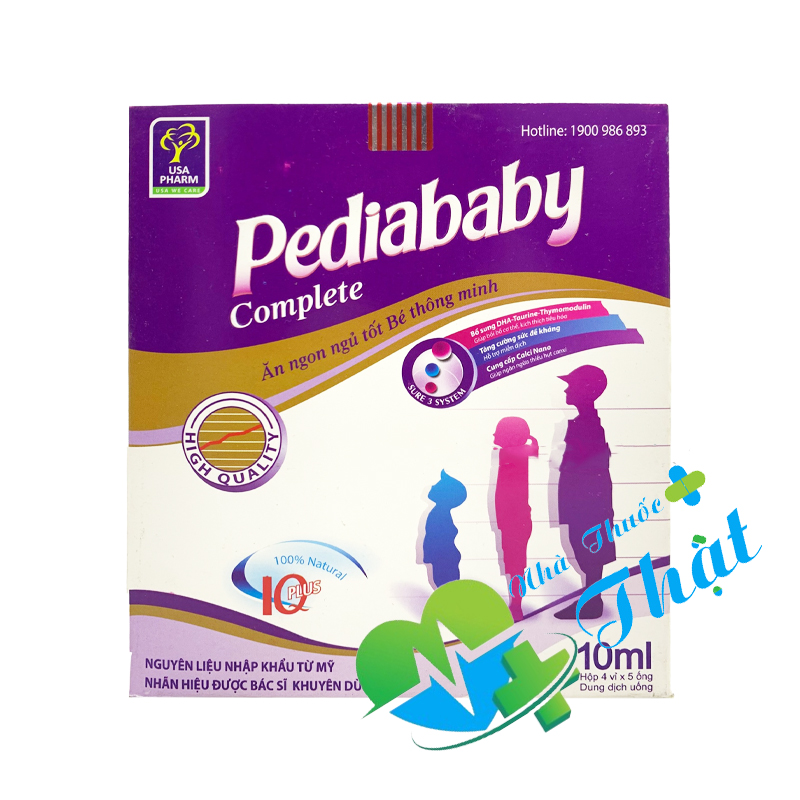 Pedia Baby Complete Hộp 20 Ống - Kích Thích Ăn Ngon Miệng