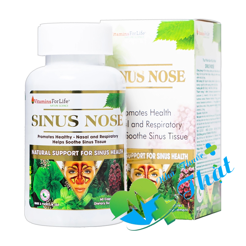 Sinus Nose Lọ 60 Viên - Tăng Cường Sức Khỏe Hô Hấp