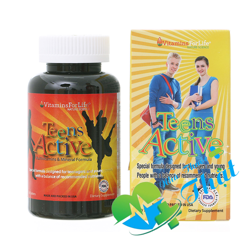 Teens Active Lọ 60 Viên - Bổ Sung Vitamin Hàng Ngày