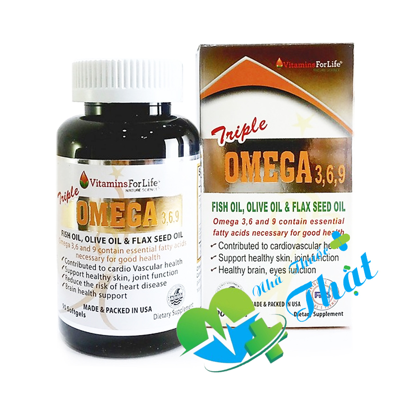 Triple Omega 369 Lọ 90 Viên - Bổ Sung Omega 3,6,9